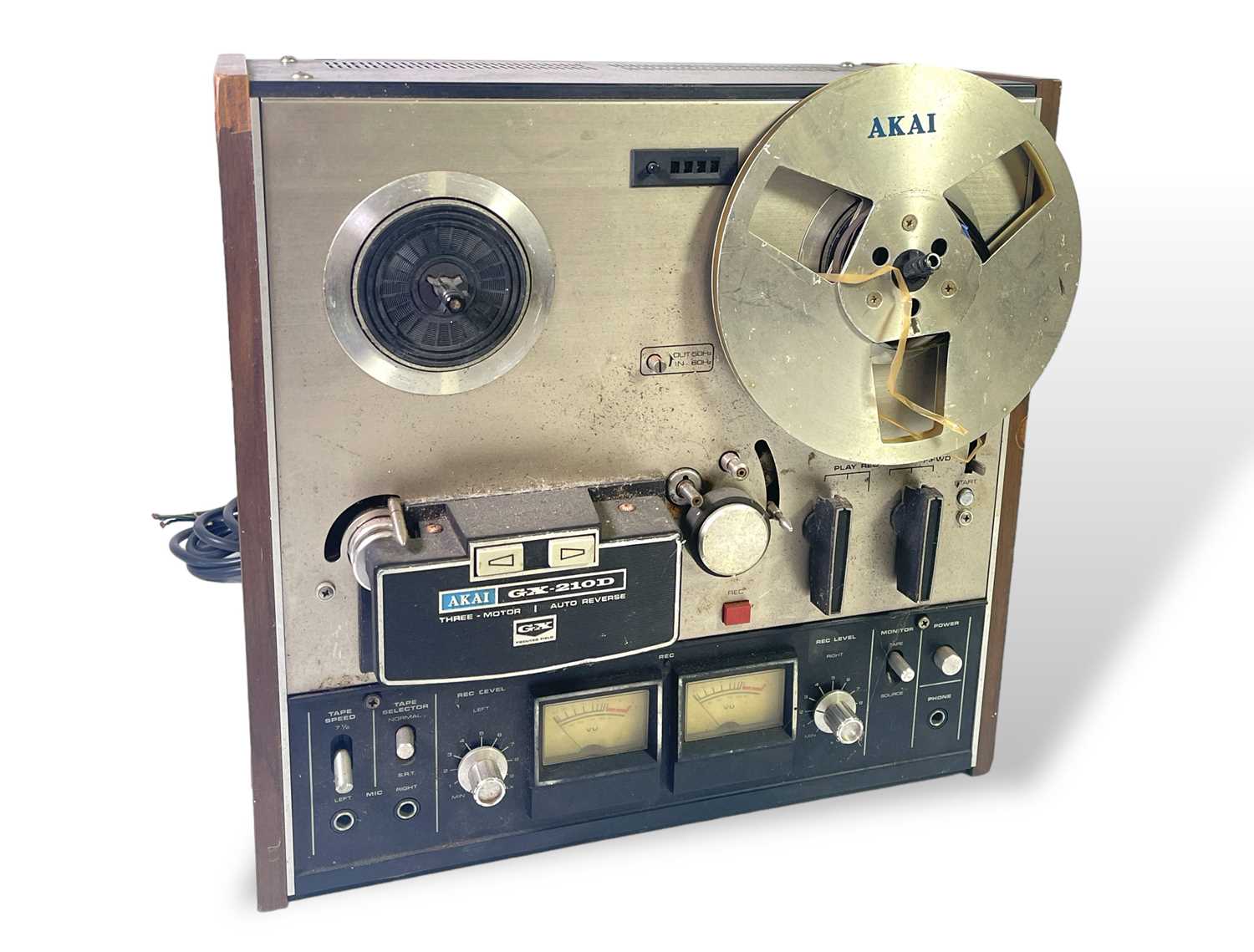 Lot 46 - JOHN'S EQUIPMENT - AKAI REEL TO REEL TAPE RECORDER.