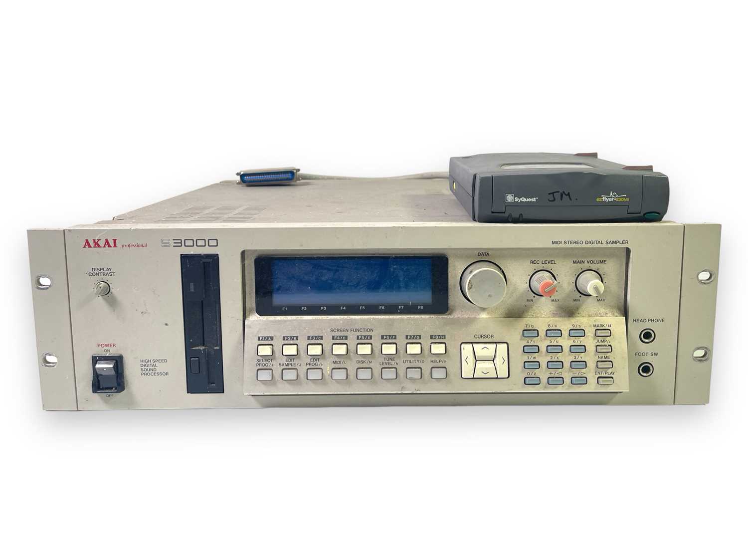 Lot 47 - JOHN'S EQUIPMENT - AN AKAI S3000 SAMPLER.
