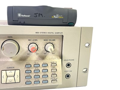 Lot 47 - JOHN'S EQUIPMENT - AN AKAI S3000 SAMPLER.