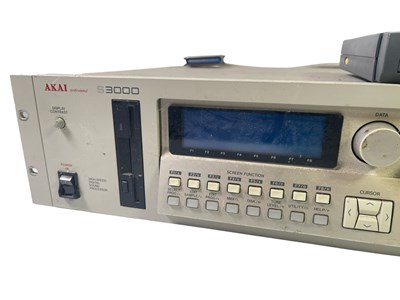 Lot 47 - JOHN'S EQUIPMENT - AN AKAI S3000 SAMPLER.