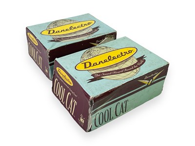 Lot 67 - JOHN'S EQUIPMENT - PAIR OF DANELECTRO COOL CAT CHORUS PEDALS.