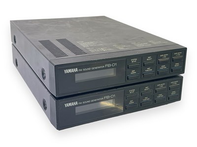 Lot 68 - JOHN'S EQUIPMENT - PAIR OF YAMAHA FM SOUND GENERATOR FB-01.
