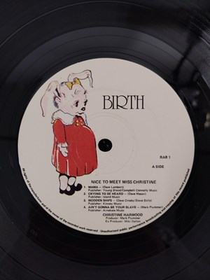 Lot 43 - CHRIS HARWOOD - NICE TO MEET MISS CHRISTINE LP (ORIGINAL UK COPY - BIRTH RECORDS - RAB 1)