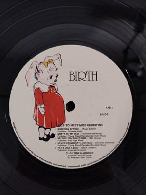 Lot 43 - CHRIS HARWOOD - NICE TO MEET MISS CHRISTINE LP (ORIGINAL UK COPY - BIRTH RECORDS - RAB 1)