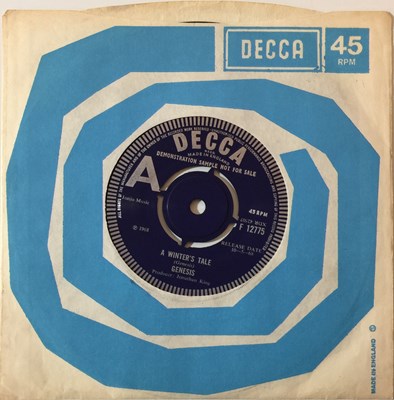 Lot 16 - GENESIS - A WINTER'S TALE 7'' (ORIGINAL DEMO UK COPY - DECCA F 12775)