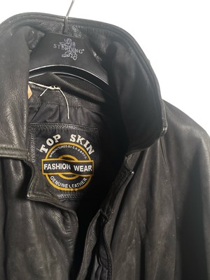 Lot 18 - JOHN'S LEATHER JACKET.