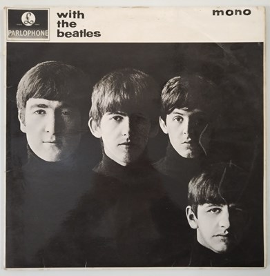 Lot 33 - THE BEATLES - WITH THE BEATLES LP (PMC 1206 - JOBETE ORIGINAL PRESSING)