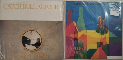Lot 34 - CAT STEVENS / FAIRPORT CONVENTION - WHITE LABELS - LP PACK