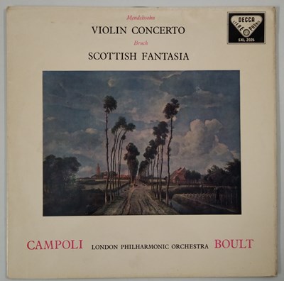 Lot 36 - ADRIAN BOULT / CAMPOLI - BRUCH: SCOTTISH FANTASIA, OP. 46 LP (DECCA SXL.2026 - CAMPOLI SIGNED)
