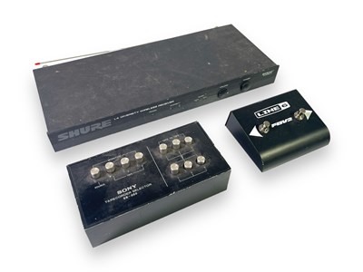 Lot 76 - JOHN'S EQUIPMENT - STAGE USED PEDALS / SWITCHES.