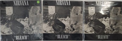 Lot 164 - NIRVANA - BLEACH LP PACK (US MARBLED VINYL VARIANTS)
