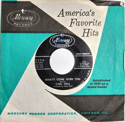 Lot 16 - CARL HALL - MY BABY'S SO GOOD C/W WHAT'S COME OVER YOU