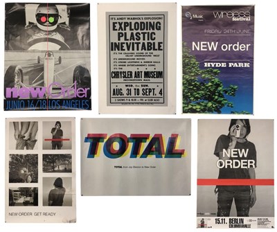 Lot 112 - NEW ORDER PROMO & GIG POSTERS COLLECTION