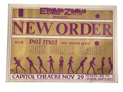Lot 114 - AUSTRALIAN GIG POSTER FROM 1982