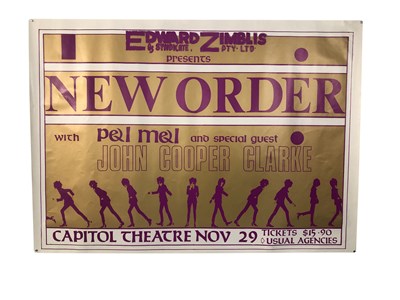Lot 118 - AUSTRALIAN GIG POSTER FROM 1982