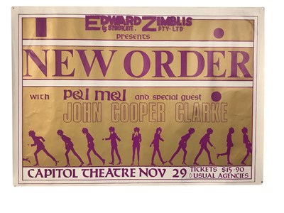 Lot 116 - AUSTRALIAN GIG POSTER FROM 1982