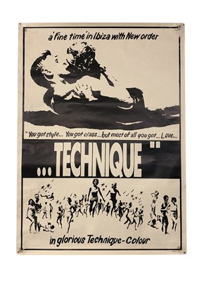 Lot 117 - TECHNIQUE 1989 PROMO POSTER