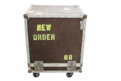 Lot 137 - NEW ORDER BASS SPEAKERS FLIGHT CASE