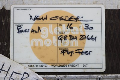 Lot 10 - NEW ORDER BASS AMPS FLIGHT CASE