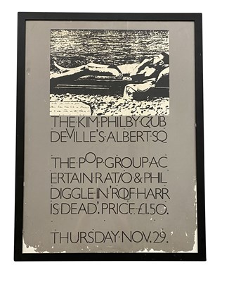 Lot 156 - KIM PHILBY CLUB, DEVILLES, MANCHESTER POSTER