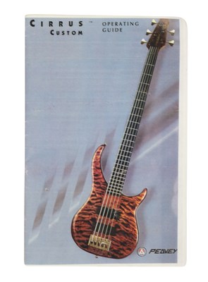 Lot 17 - PEAVEY CIRRUS 4 BOLT-ON MAHOGONY BASS GUITAR