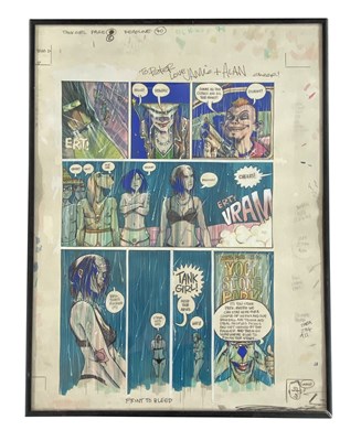 Lot 161 - JAMIE HEWLETT TANK GIRL ORIGINAL ARTWORK
