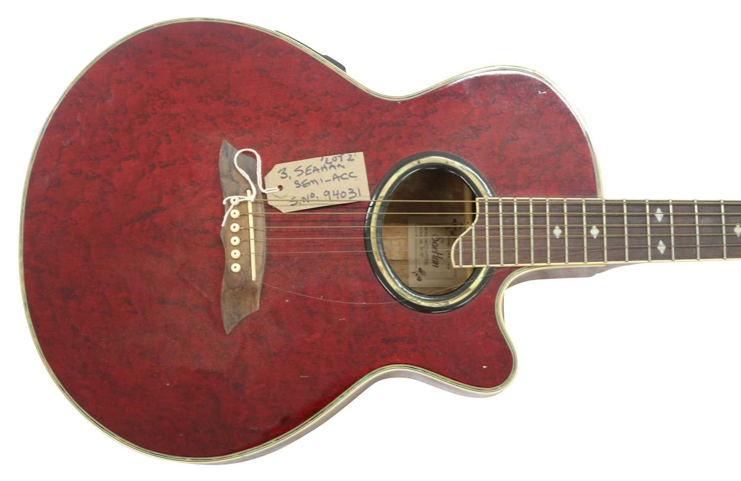 Lot 19 - SAEHAN SSC-75TRD SEMI-ACOUSTIC GUITAR