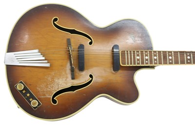 Lot 20 - HOFNER SEMI-ACOUSTIC GUITAR '60s