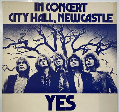 Lot 262 - YES - ORIGINAL 1973 CONCERT POSTER.