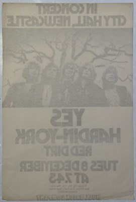Lot 262 - YES - ORIGINAL 1973 CONCERT POSTER.