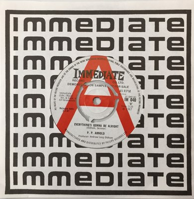 Lot 336 - P.P. ARNOLD - EVERYTHING'S GONNA BE ALRIGHT 72 (UK PROMO - IMMEDIATE - IM 040)