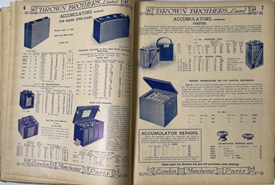 Lot 41 - AUTOMOBILIA INTEREST - 1913 BROWN BROTHERS CATALOGUE