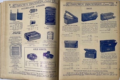 Lot 41 - AUTOMOBILIA INTEREST - 1913 BROWN BROTHERS CATALOGUE
