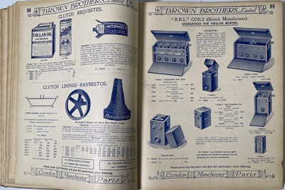 Lot 41 - AUTOMOBILIA INTEREST - 1913 BROWN BROTHERS CATALOGUE