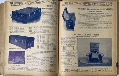 Lot 41 - AUTOMOBILIA INTEREST - 1913 BROWN BROTHERS CATALOGUE