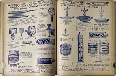 Lot 41 - AUTOMOBILIA INTEREST - 1913 BROWN BROTHERS CATALOGUE