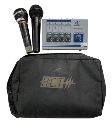 Lot 229 - PEAVEY PVi100 MICROPHONE, AUDIO TECHNICA PRO4L MIC & AMERICAN SOUND MINI MIXER AS-MM4