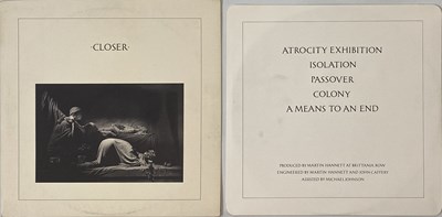 Lot 25 - JOY DIVISION - CLOSER (TRANSLUCENT RED)/ UNKNOWN PLEASURES LP PACK