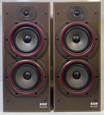 Lot 35 - B&W DM220 SPEAKERS - PAIR.