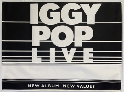 Lot 262 - IGGY POP - ORIGINAL 1979 BLANK CONCERT POSTER.