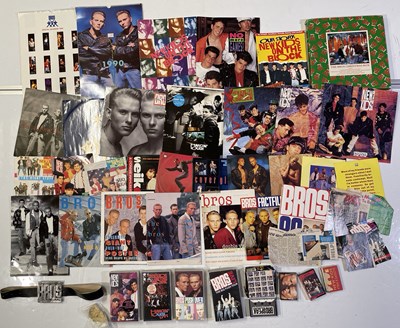 Lot 2360072 - BROS / NEW KIDS ON THE BLOCK - VINYL AND MEMORABILIA COLLECTION.