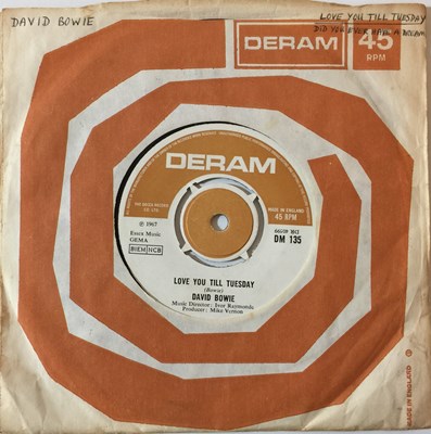 Lot 18 - DAVID BOWIE - LOVE YOU TILL TUESDAY 7'' (ORIGINAL UK COPY - DERAM DM 135)