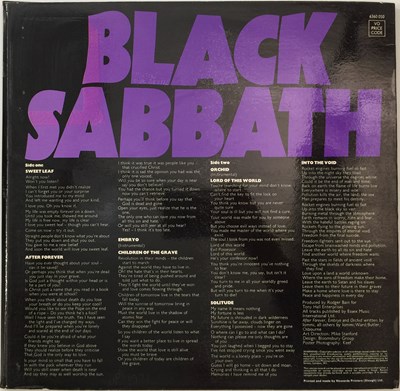 Lot 134 - BLACK SABBATH - MASTER OF REALITY LP (COMPLETE UK ORIGINAL W/ POSTER - VERTIGO SWIRL - 6360 050)