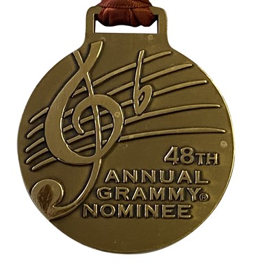 Lot 32 - NEW ORDER GRAMMY AWARD MEDAL, CERTIFICATE & LETTER