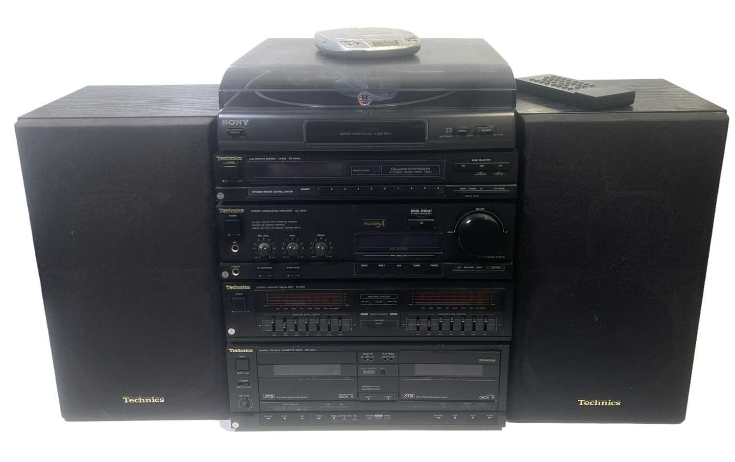 Lot 46 - TECHNICS HIFI EQUIPMENT.