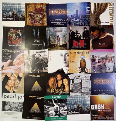 Lot 65 - INDIE / POP / ROCK - 1990S / 00S WINDOW CARDS / COVER SLICK COLLECTION.