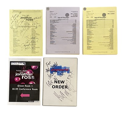 Lot 320 - TOP OF THE POPS & JONATHAN ROSS SCRIPTS