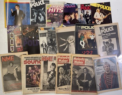 Lot 2360067 - THE POLICE / STING - COLLECTION OF PROGRAMMES / MAGAZINES INC ONE SIGNED BY ANDY SUMMERS.