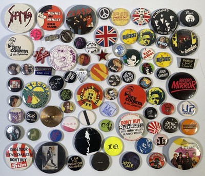Lot 165 - PUNK & NEW WAVE BADGE COLLECTION.