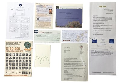 Lot 349 - TV APPEARANCES, INVITATIONS AND MISC LETTERS